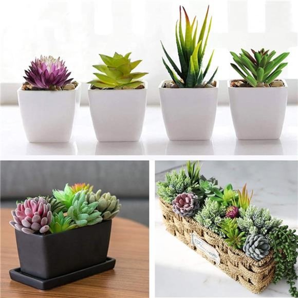 Artificial Succulent Plants - 16 Pcs Set Faux Succulents Unpotted Fake Plants - Picture 2 of 8